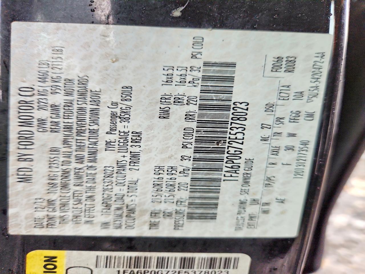 Ford Fusion S