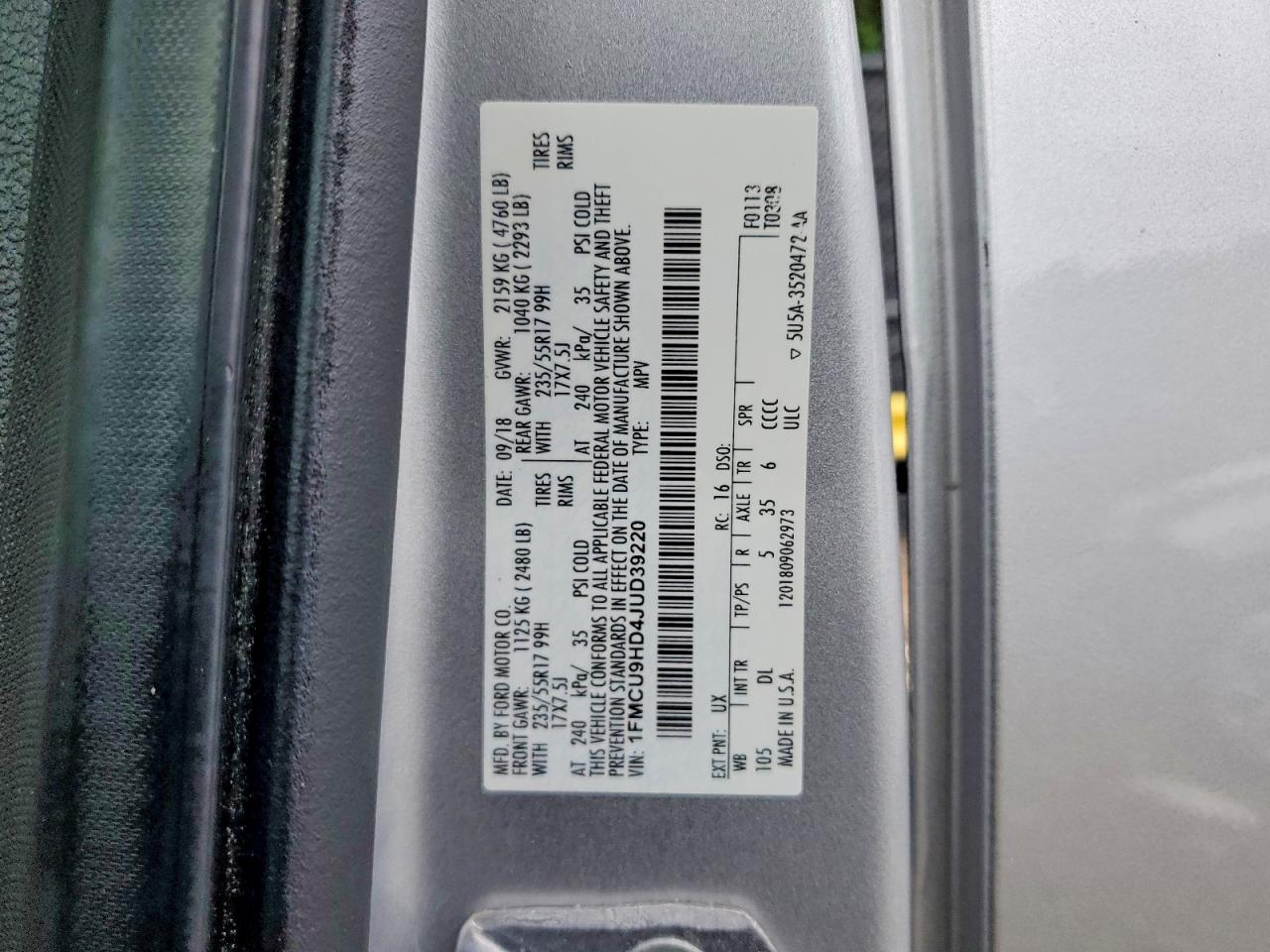 Ford Escape Sel
