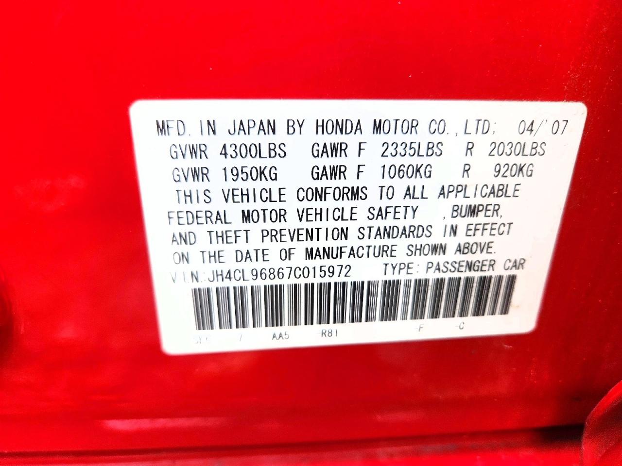 Acura TSX