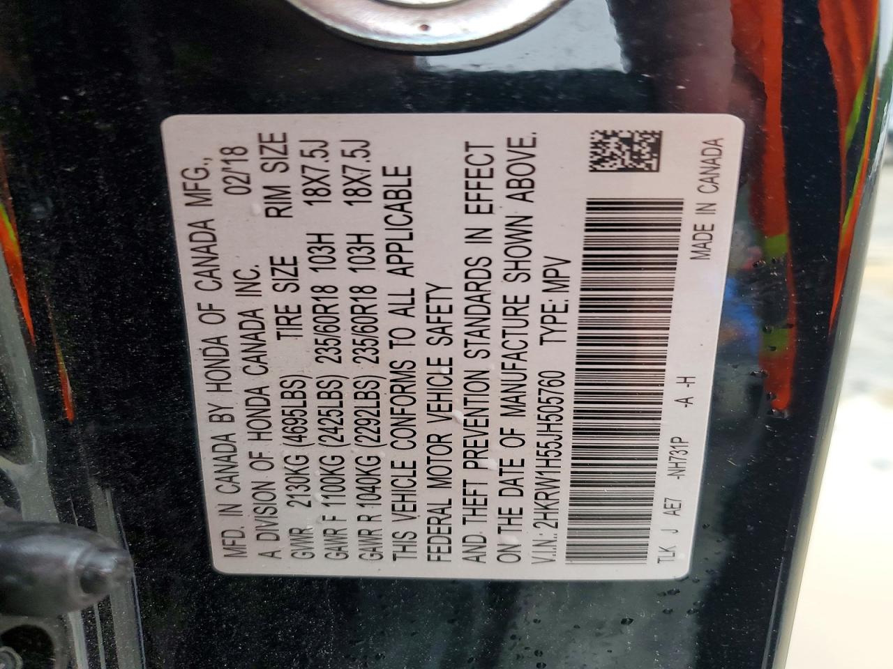 Honda Crv Ex