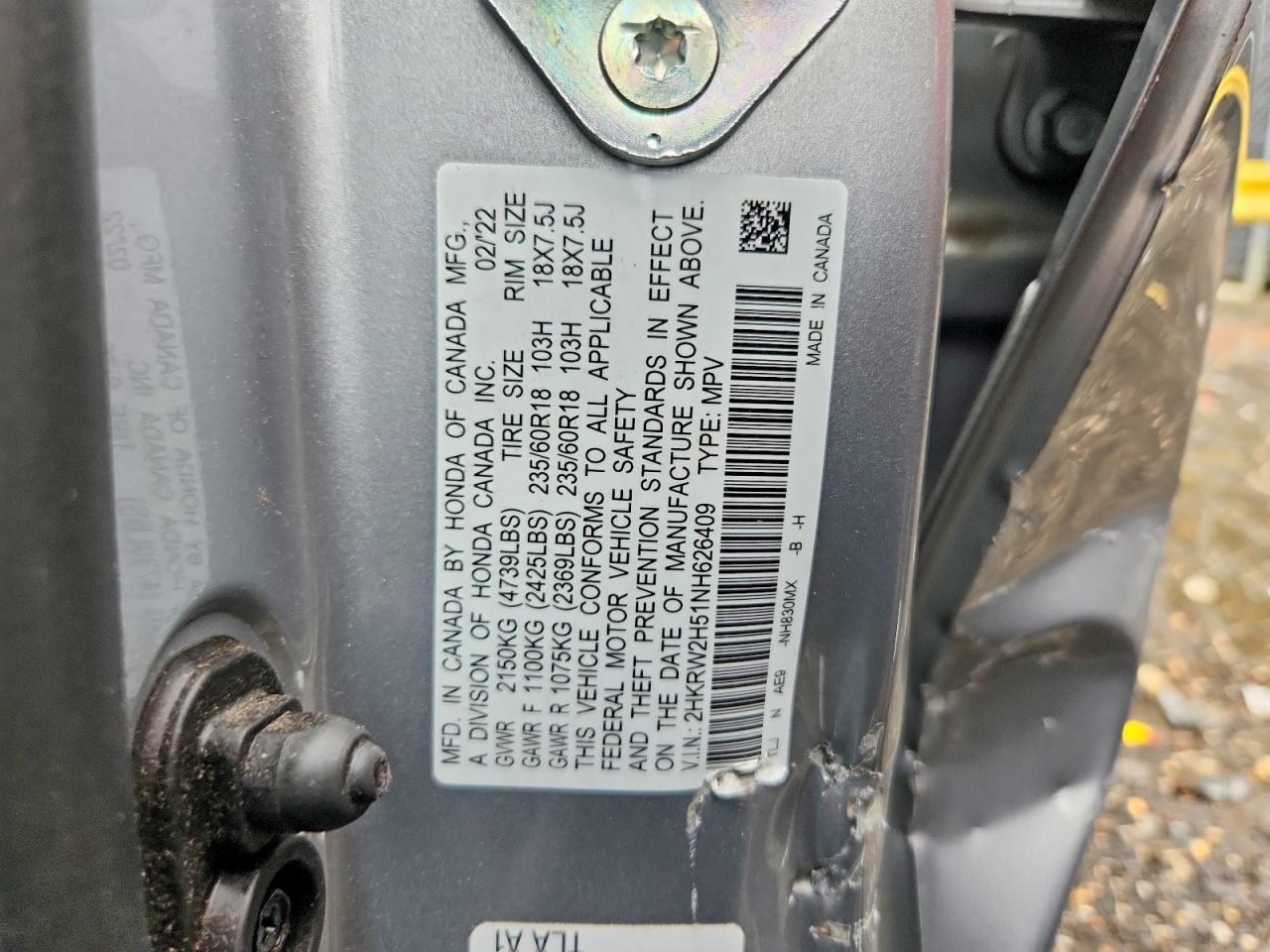 Honda Crv Ex