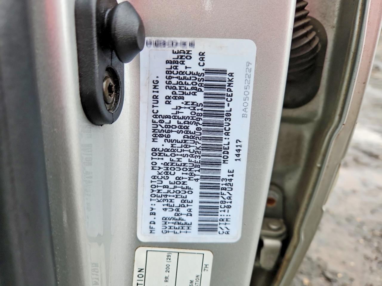 Toyota Camry Le