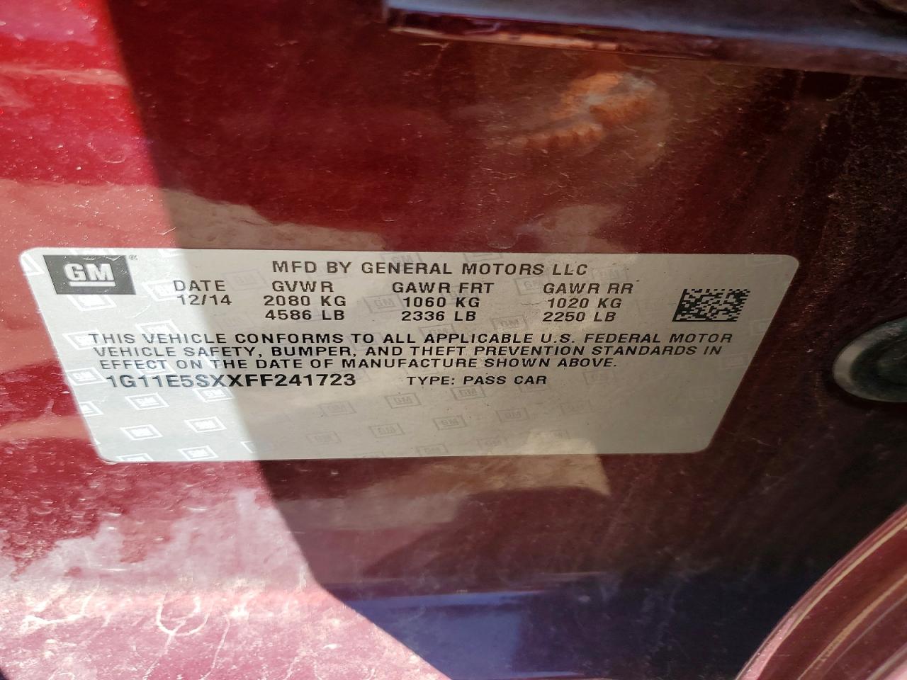 Chevrolet Malibu 2lt