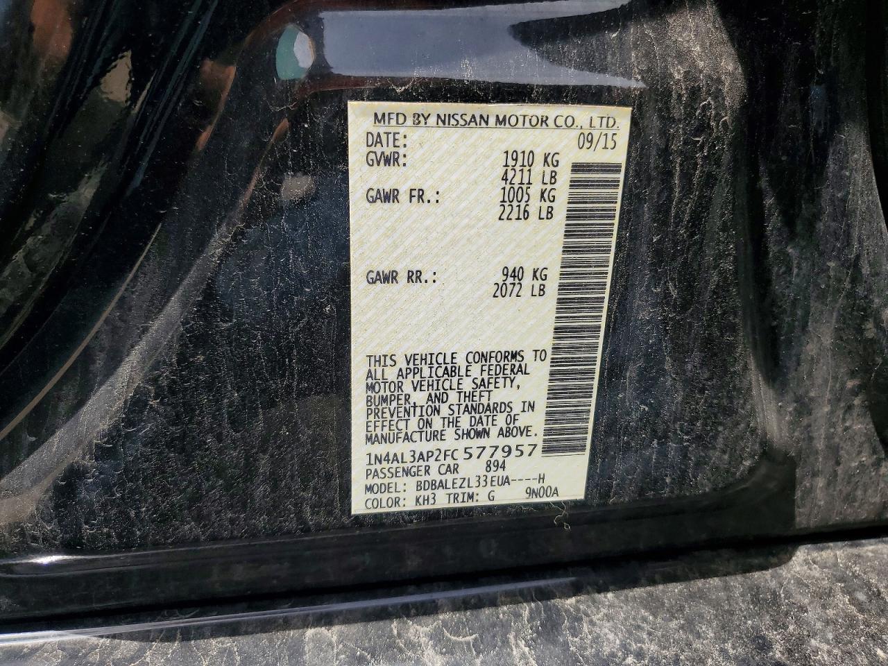 Nissan Altima 2.5 S