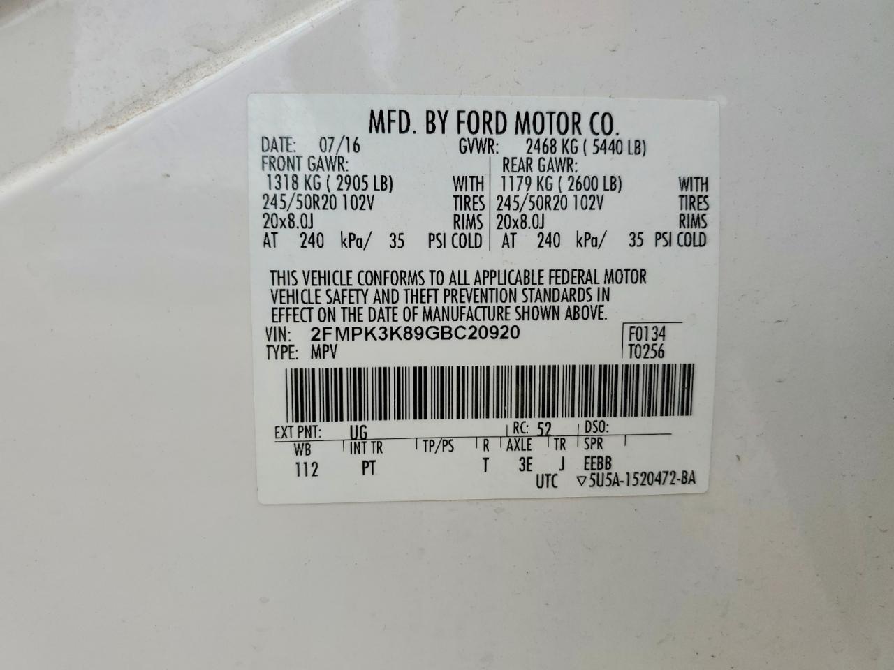 Ford Edge Titanium
