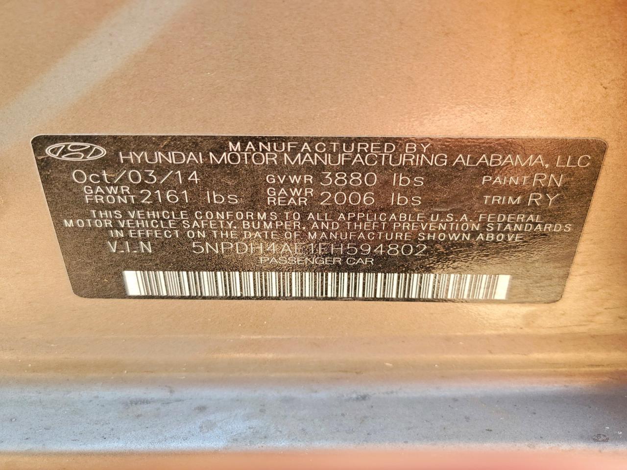 Hyundai ELANTRA Limited