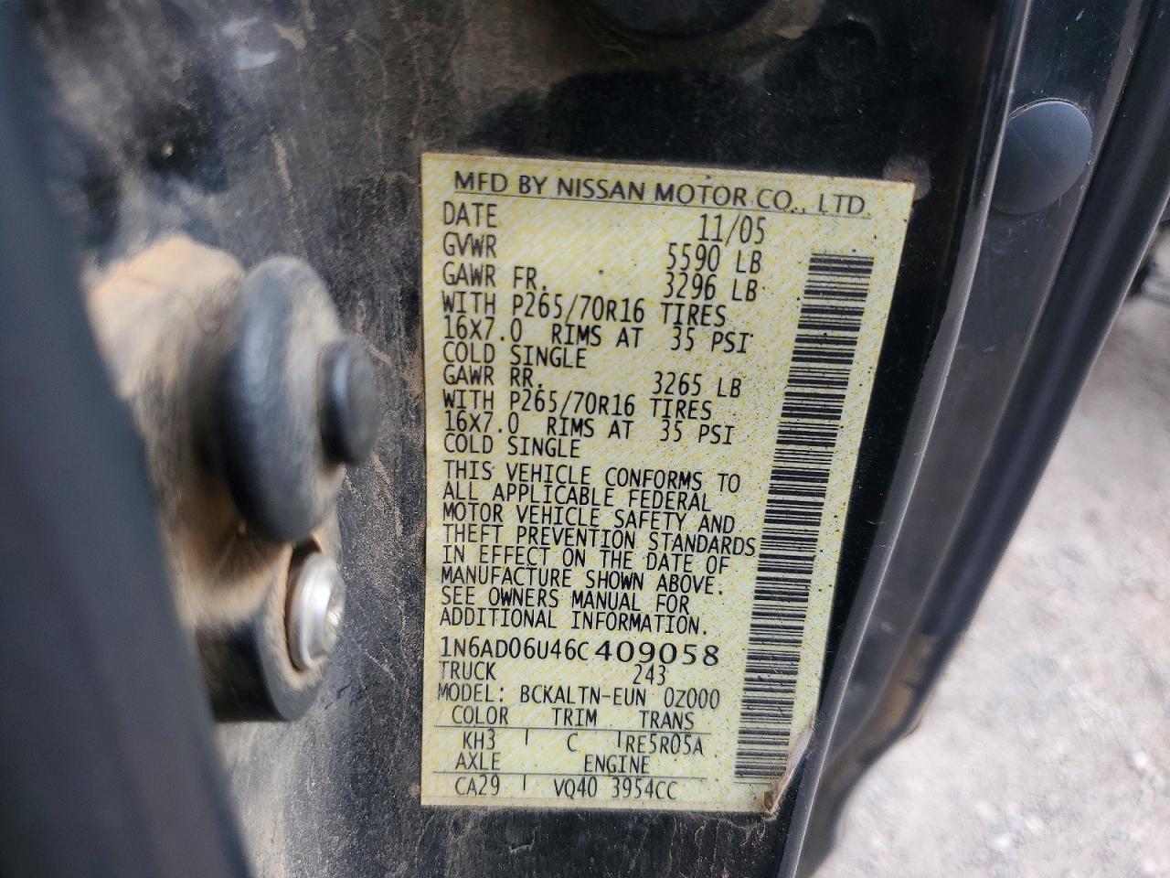 Nissan Frontier Se
