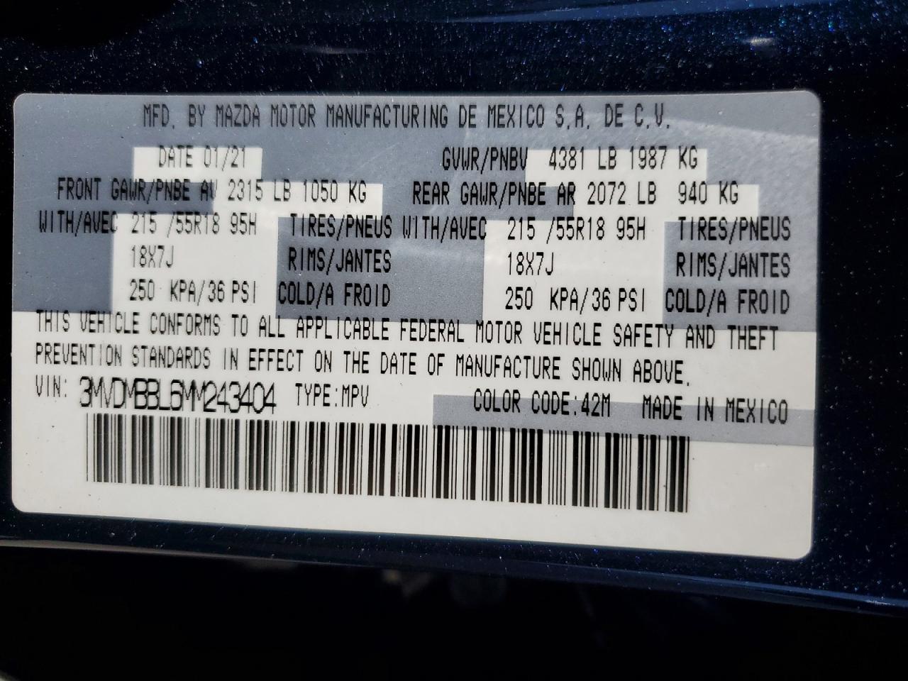 Mazda Cx Select
