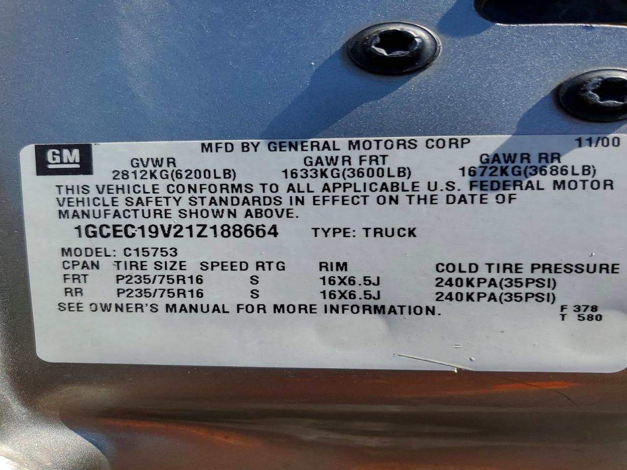 Chevrolet Silverado C1500