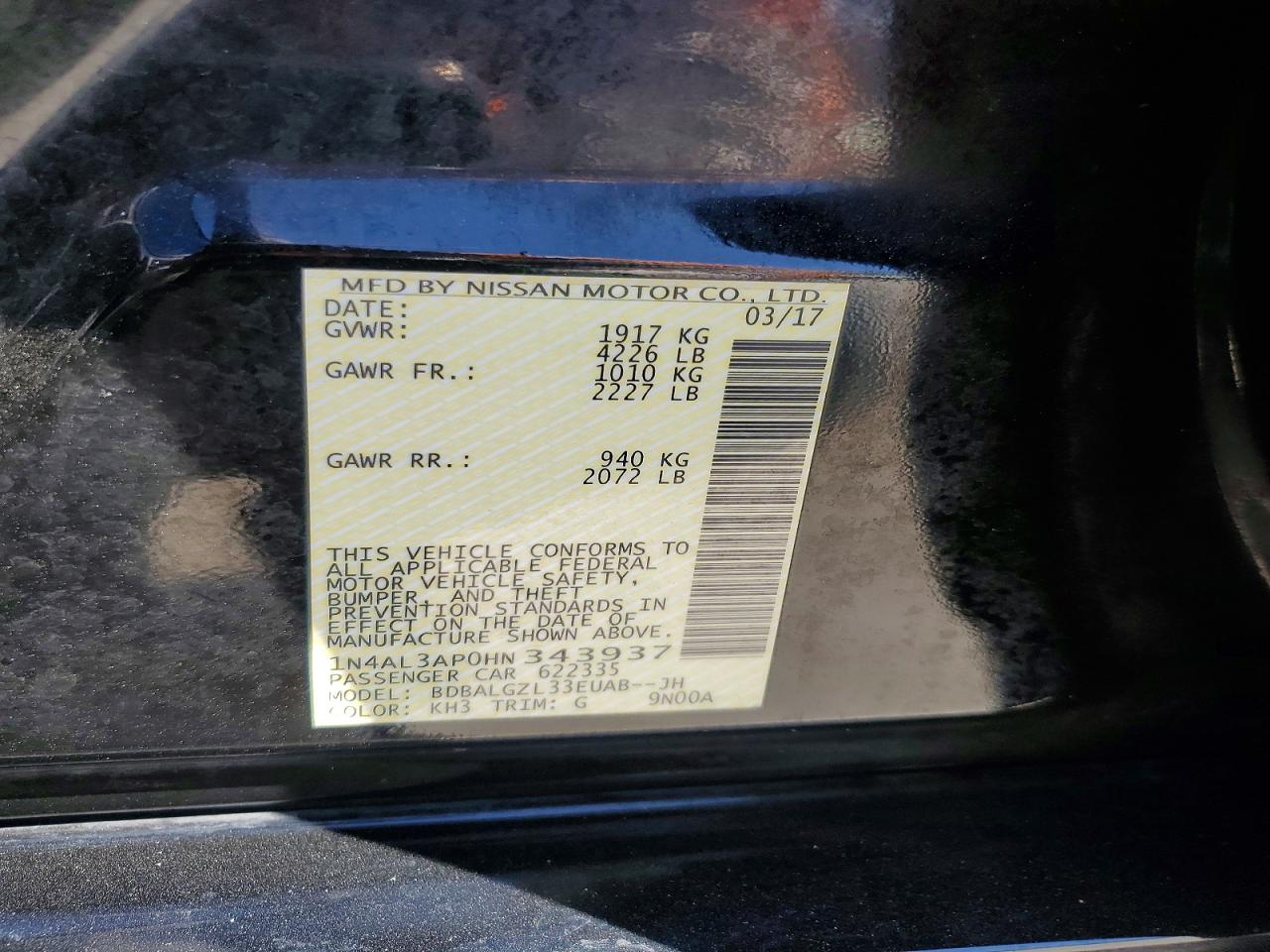 Nissan Altima 2.5 S