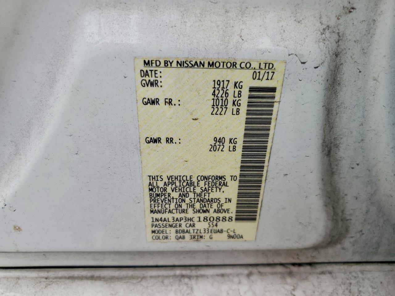 Nissan Altima 2.5 Sl