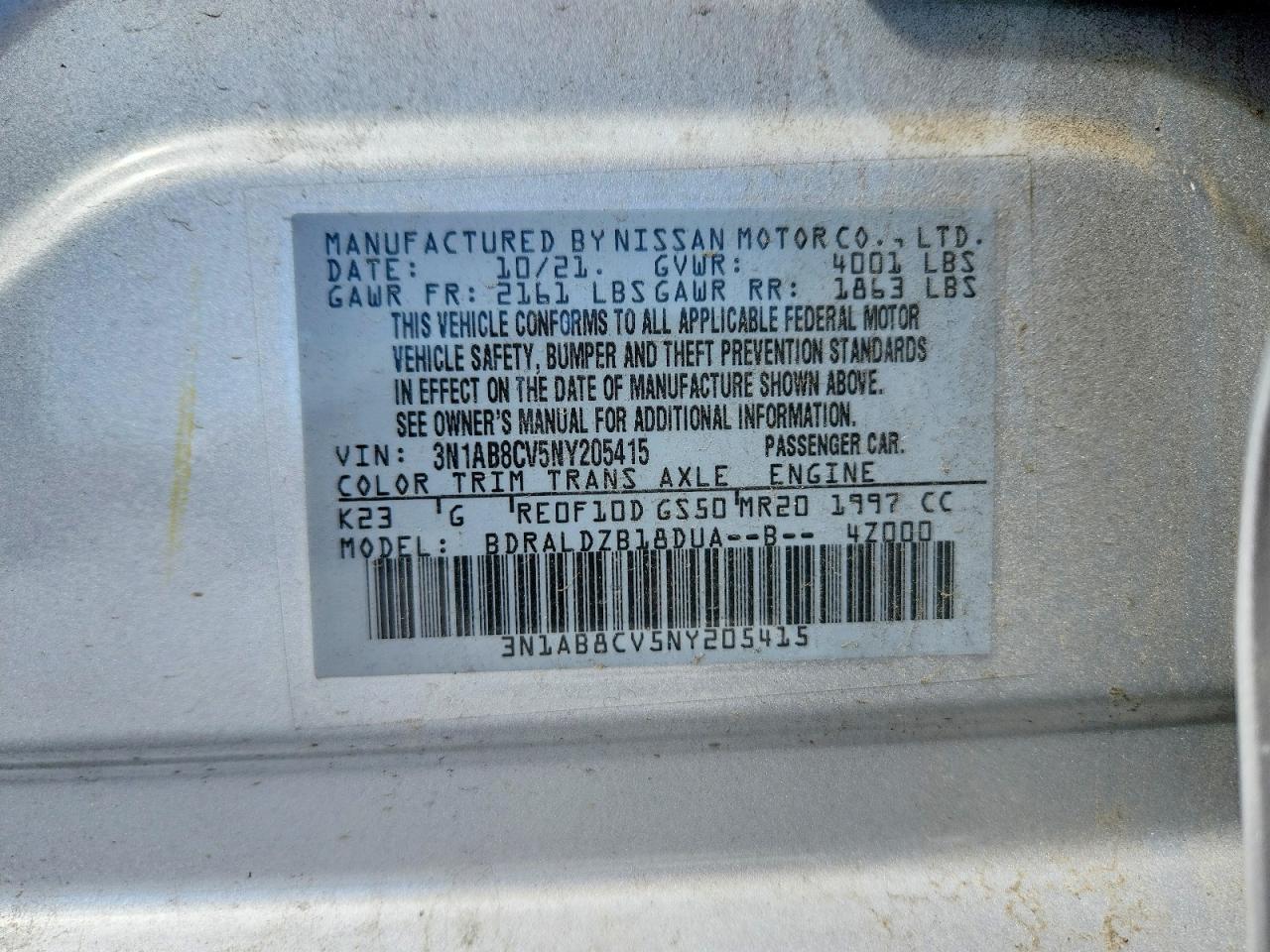 Nissan Sentra Sv