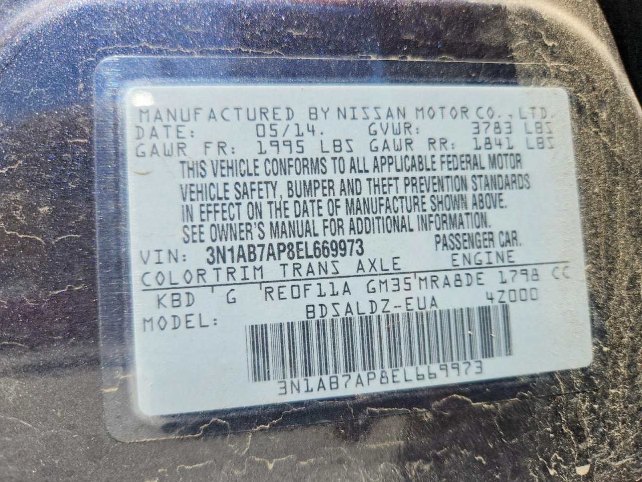 Nissan Sentra Sv
