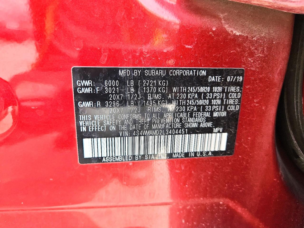 Subaru Ascent Limited