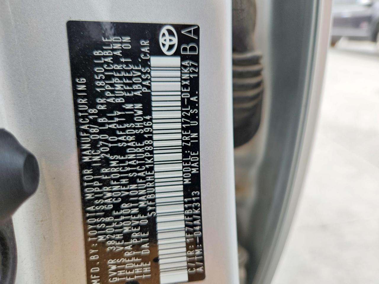 Toyota Corolla Le