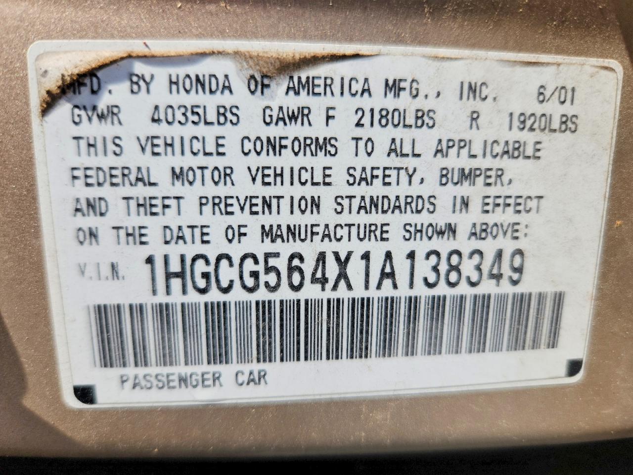 Honda Accord Lx