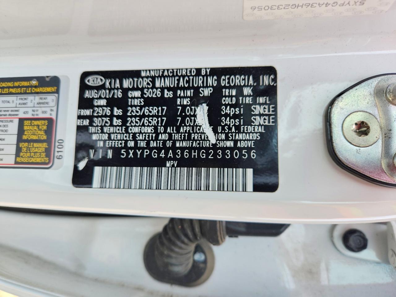 Kia Sorento Lx