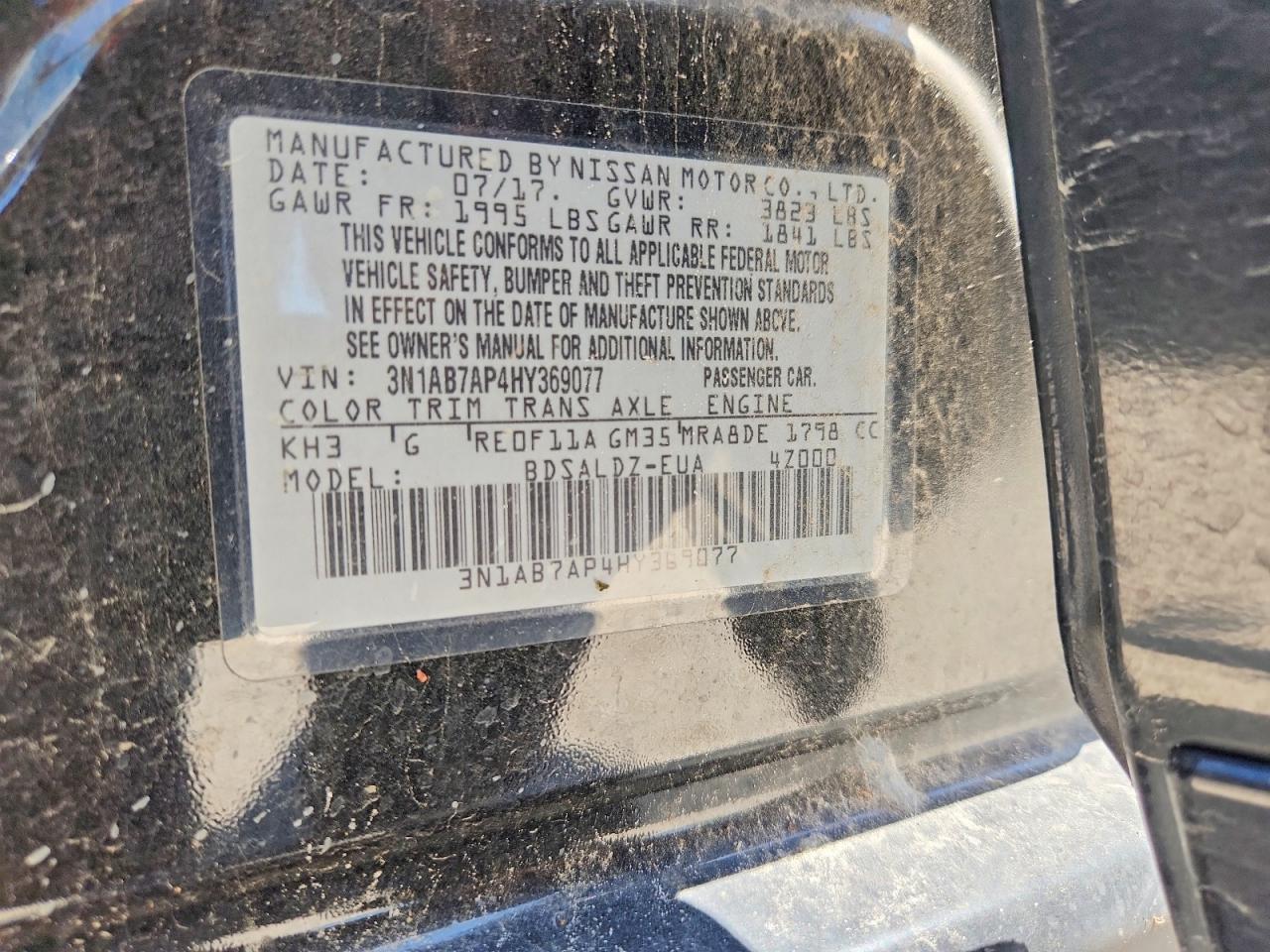 Nissan Sentra Sv