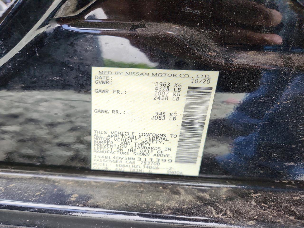 Nissan Altima Sv
