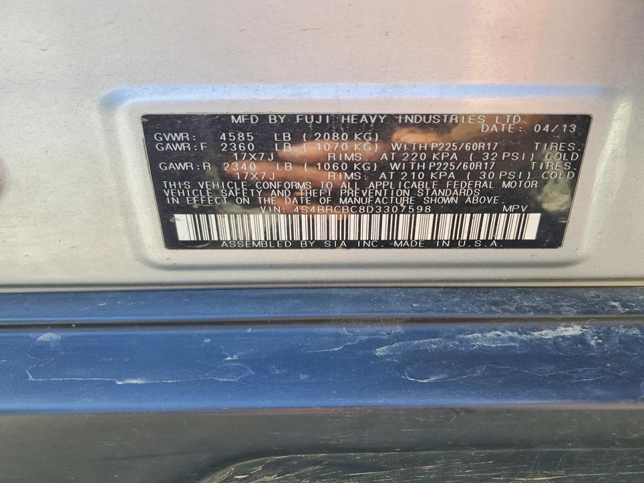 Subaru Outback 2.5i Premium