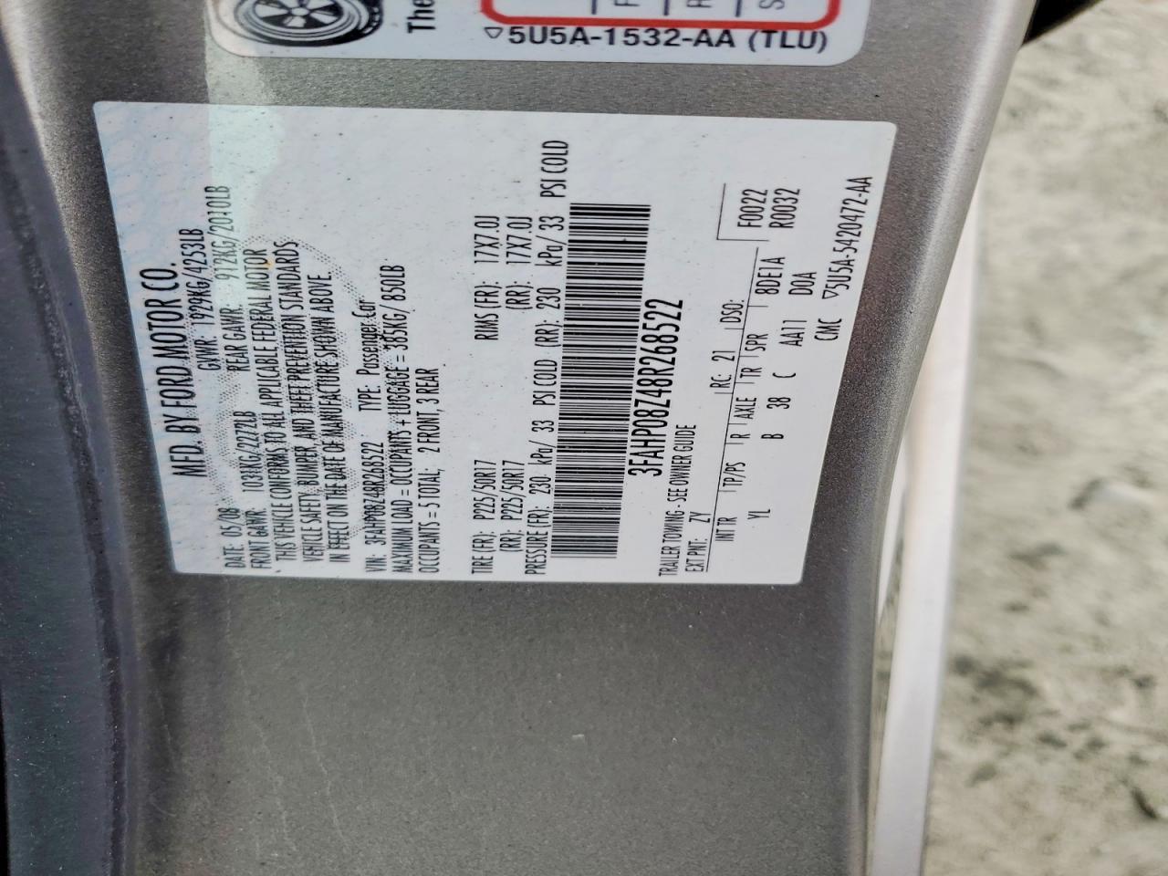 Ford Fusion Sel
