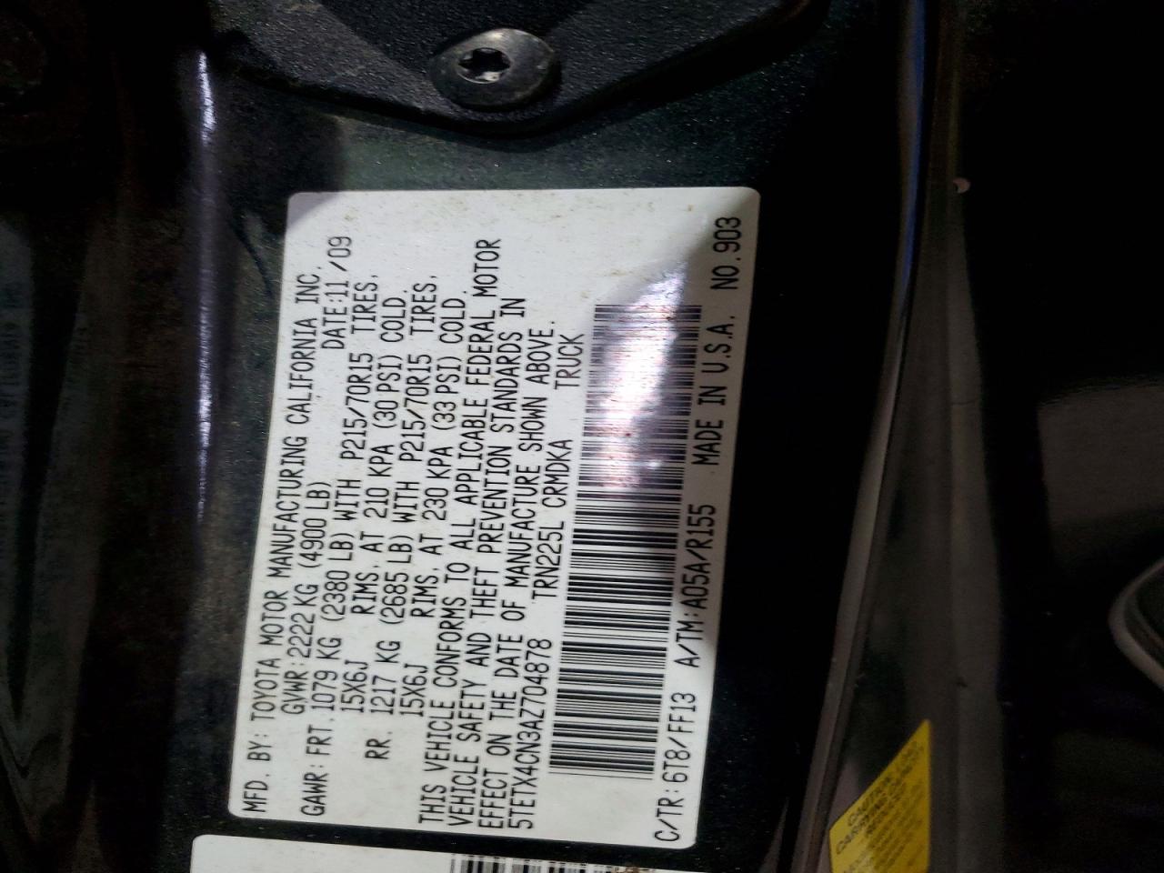 Toyota Tacoma Access Cab