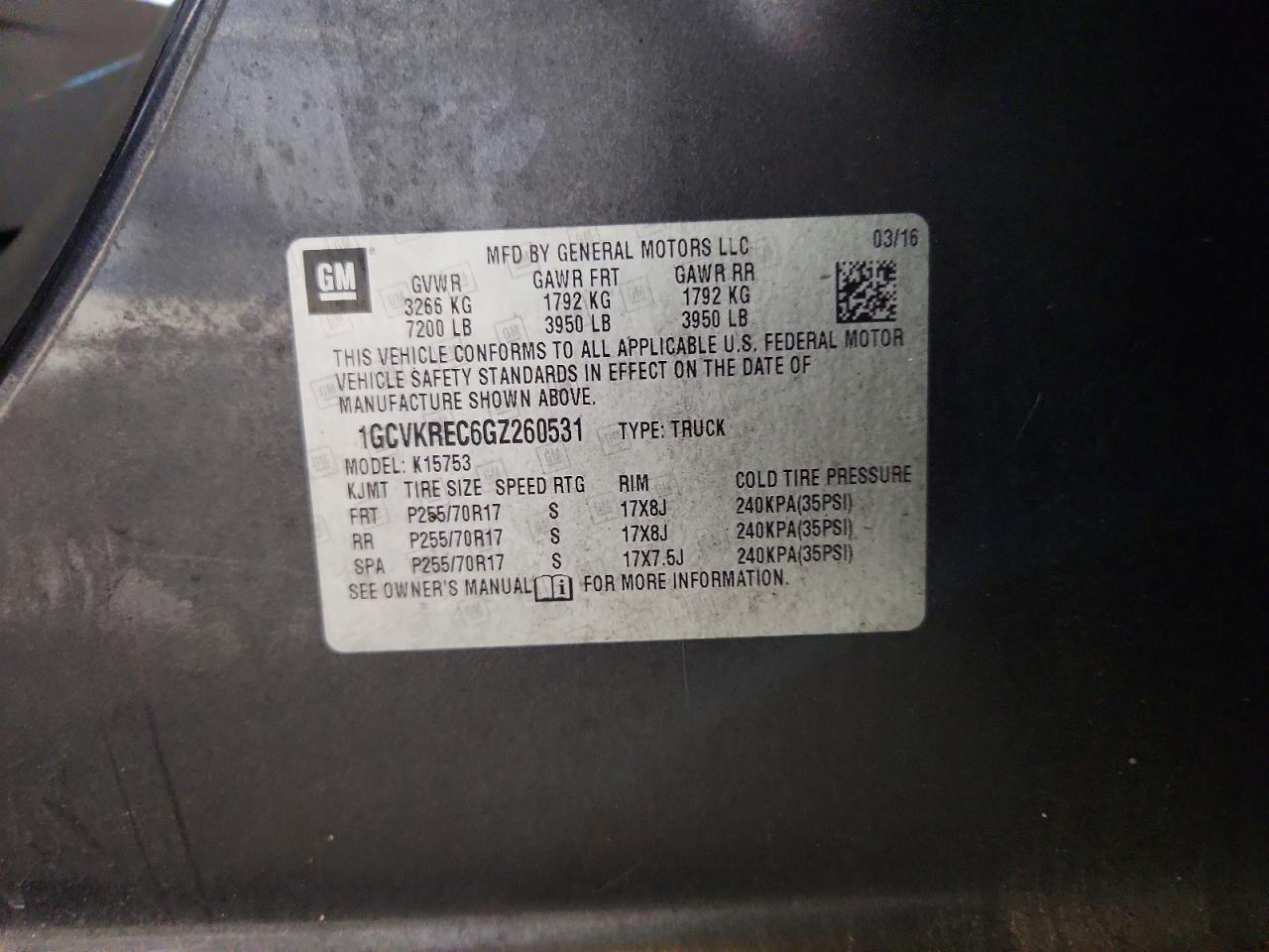 Chevrolet Silverado K1500 Lt