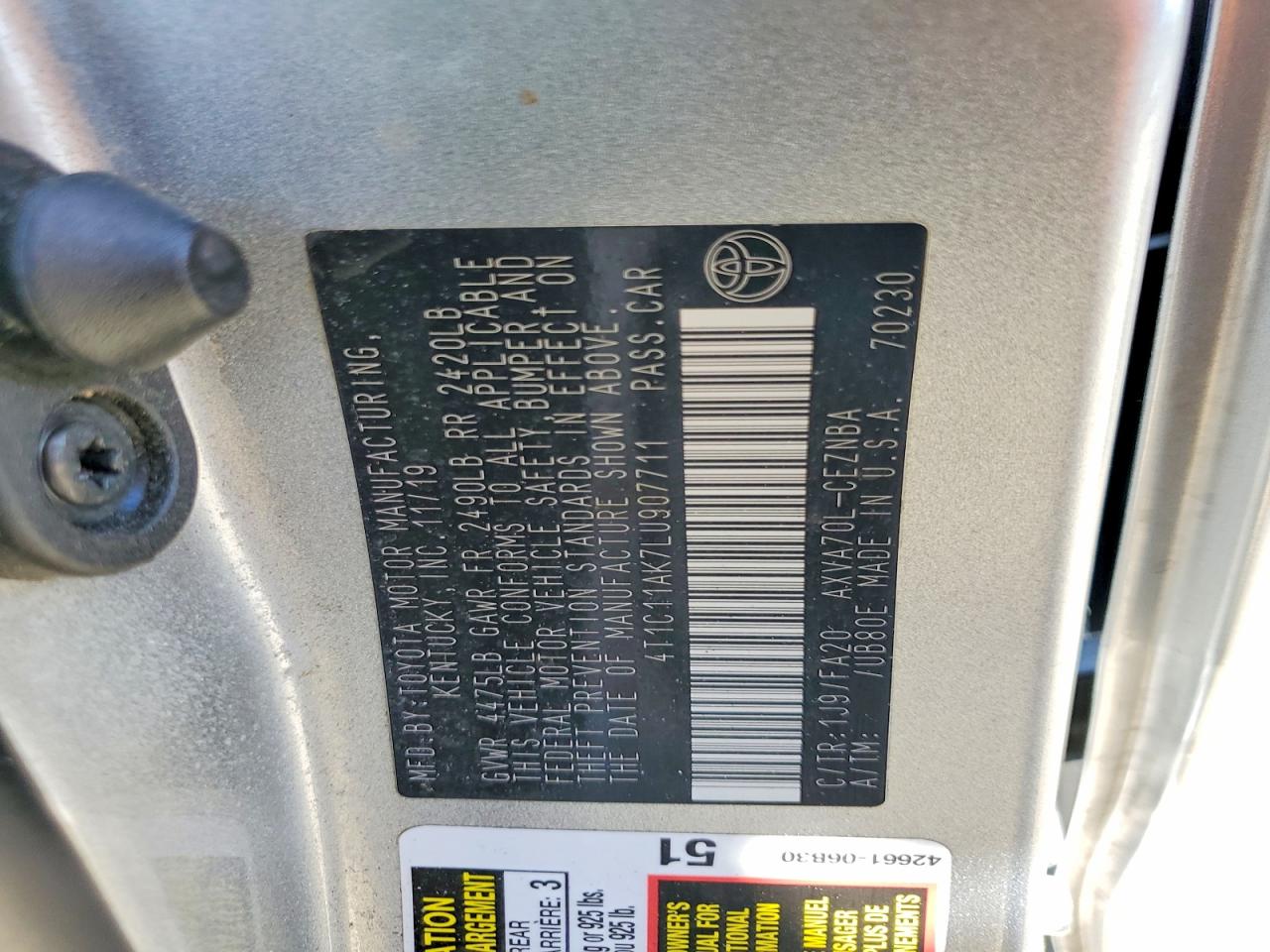 Toyota Camry Le