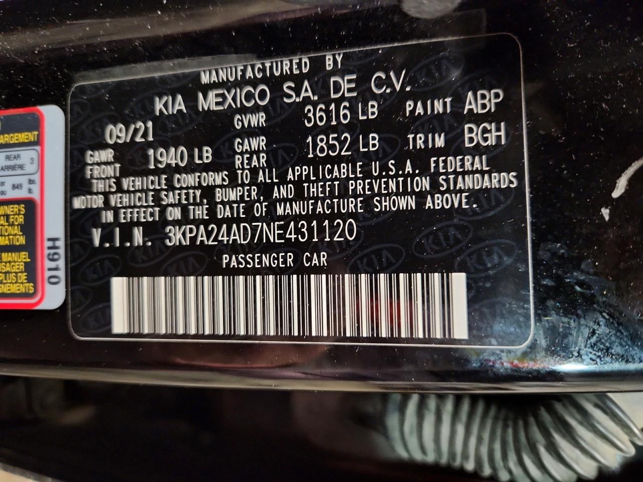 Kia Rio S