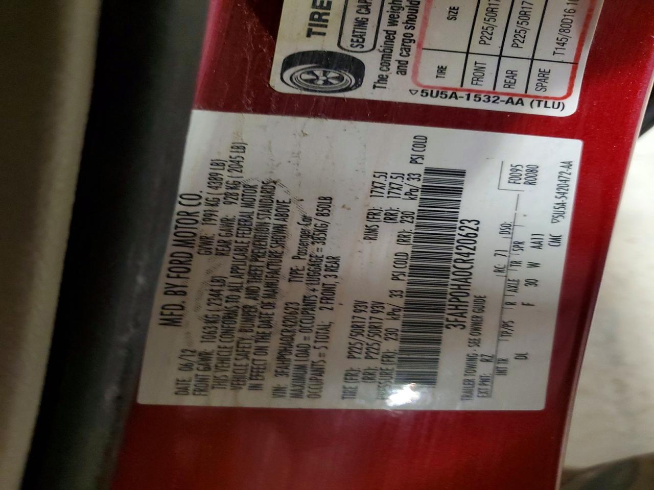 Ford Fusion Se