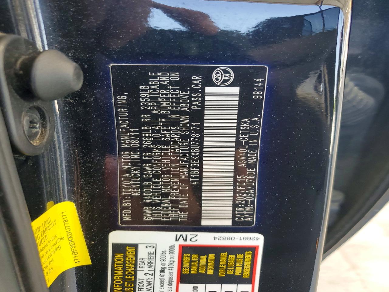 Toyota Camry Se