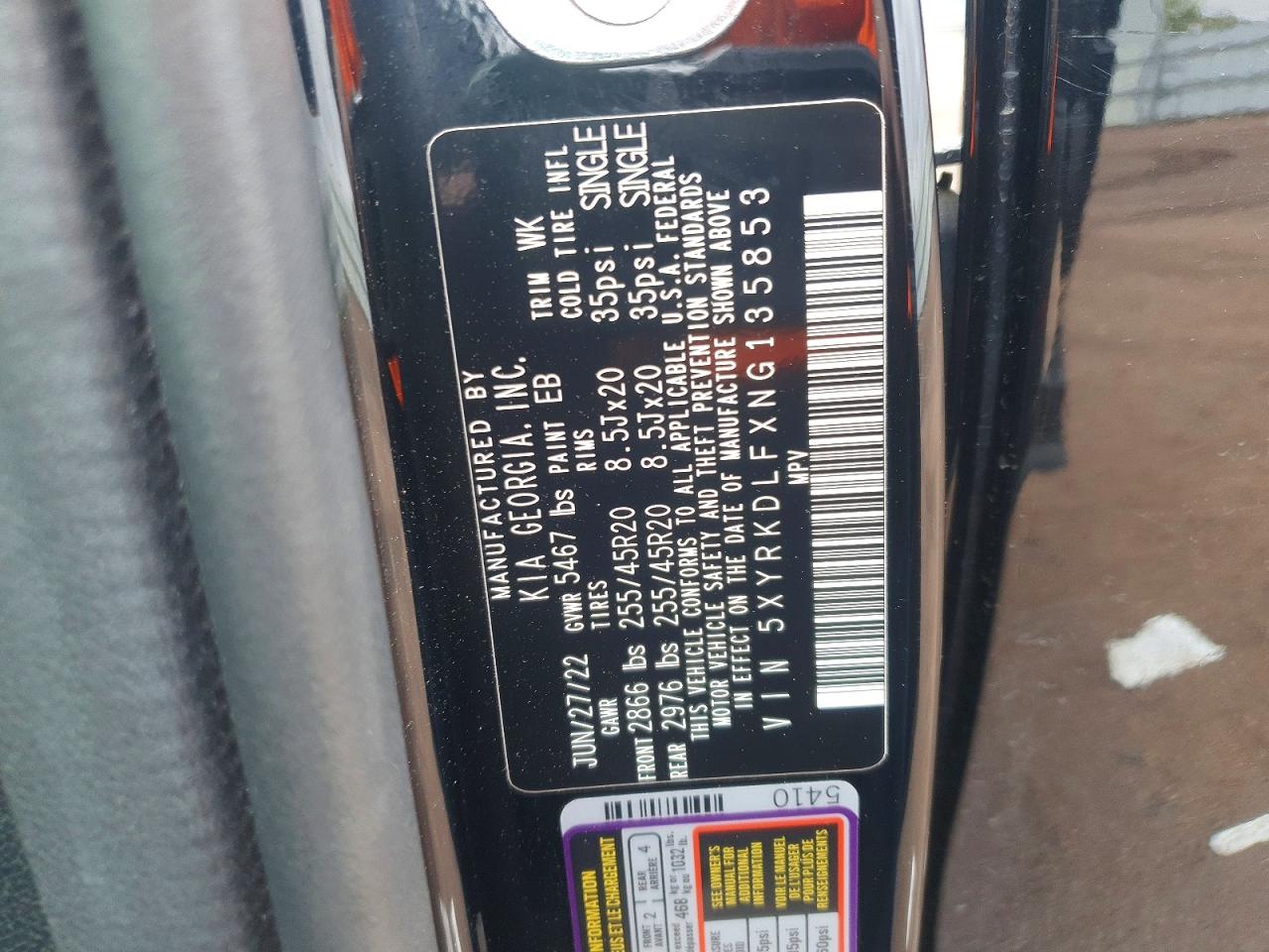 Kia Sorento Sx