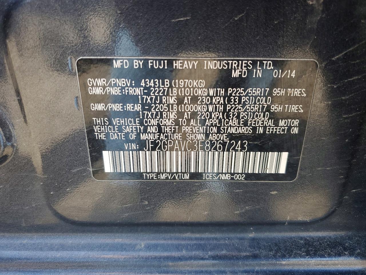 Subaru Xv 2.0 Premium