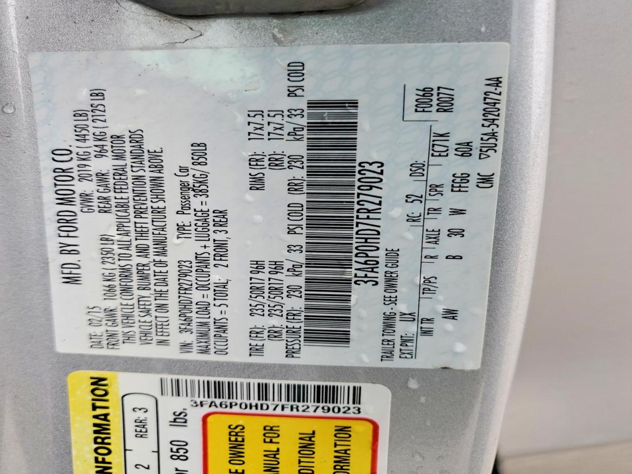 Ford Fusion Se
