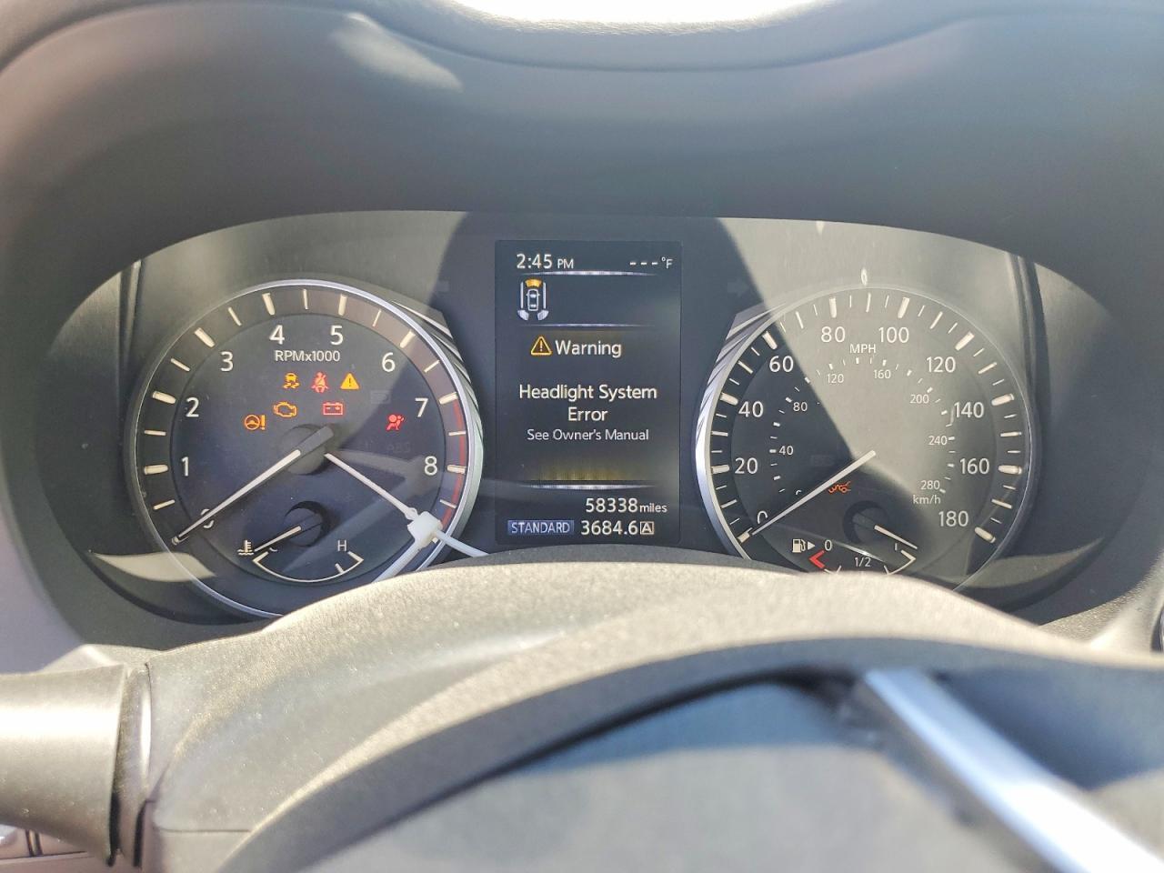 INFINITI Q50 Sensory