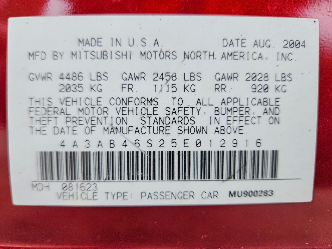 Mitsubishi Galant Ls High