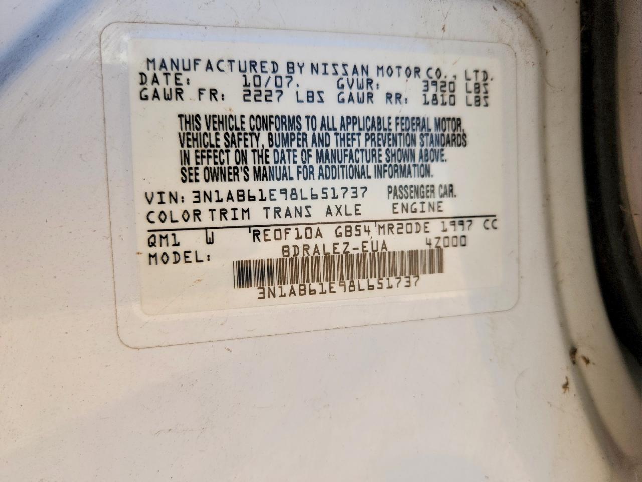 Nissan Sentra 2.0
