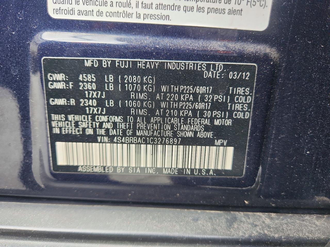 Subaru Outback 2.5i