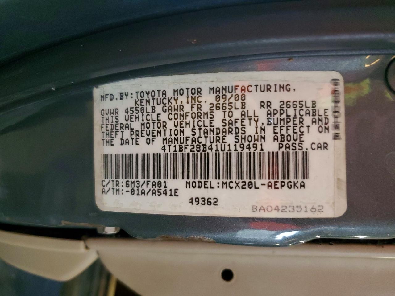 Toyota Avalon Xls