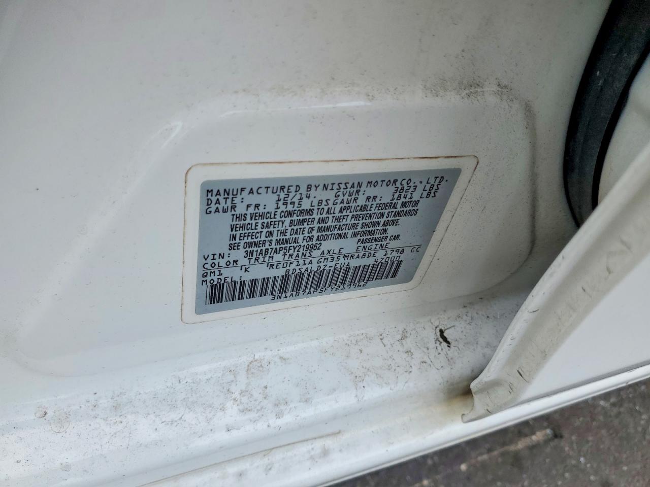 Nissan Sentra Sv