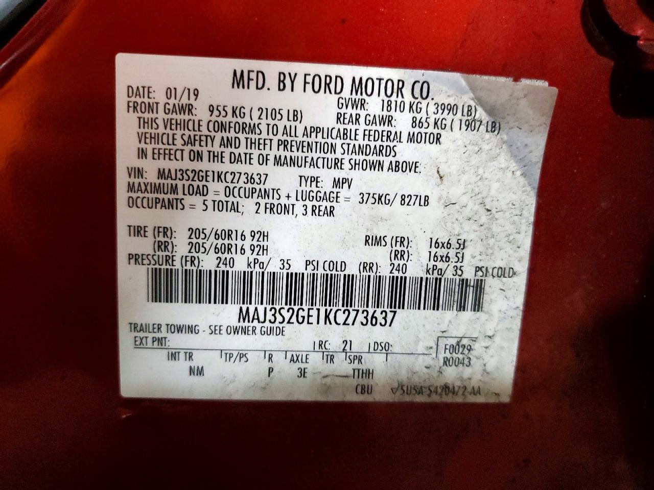 Ford EcoSport Se