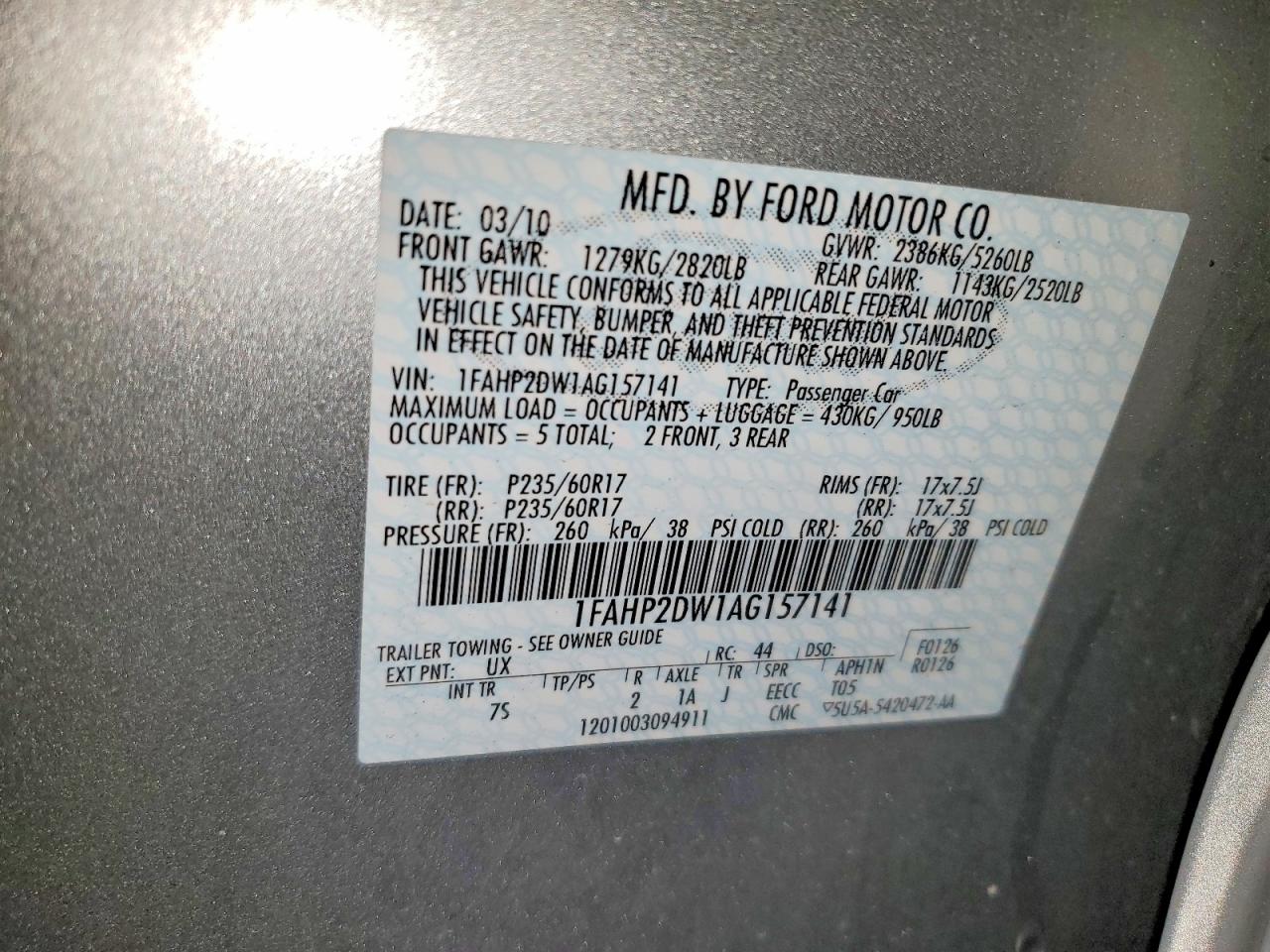 Ford Taurus Se