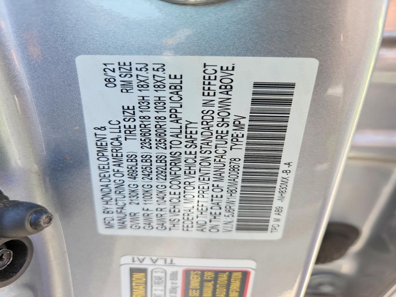 Honda Crv Exl