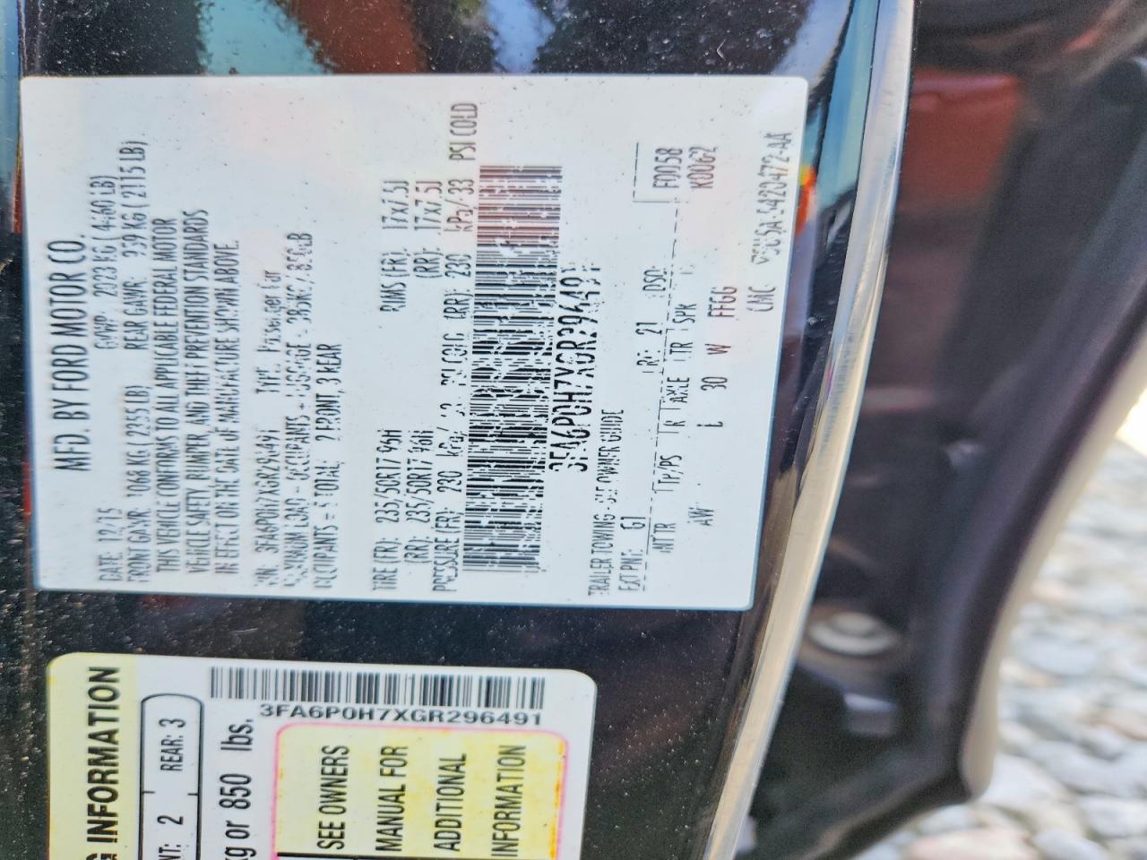 Ford Fusion Se