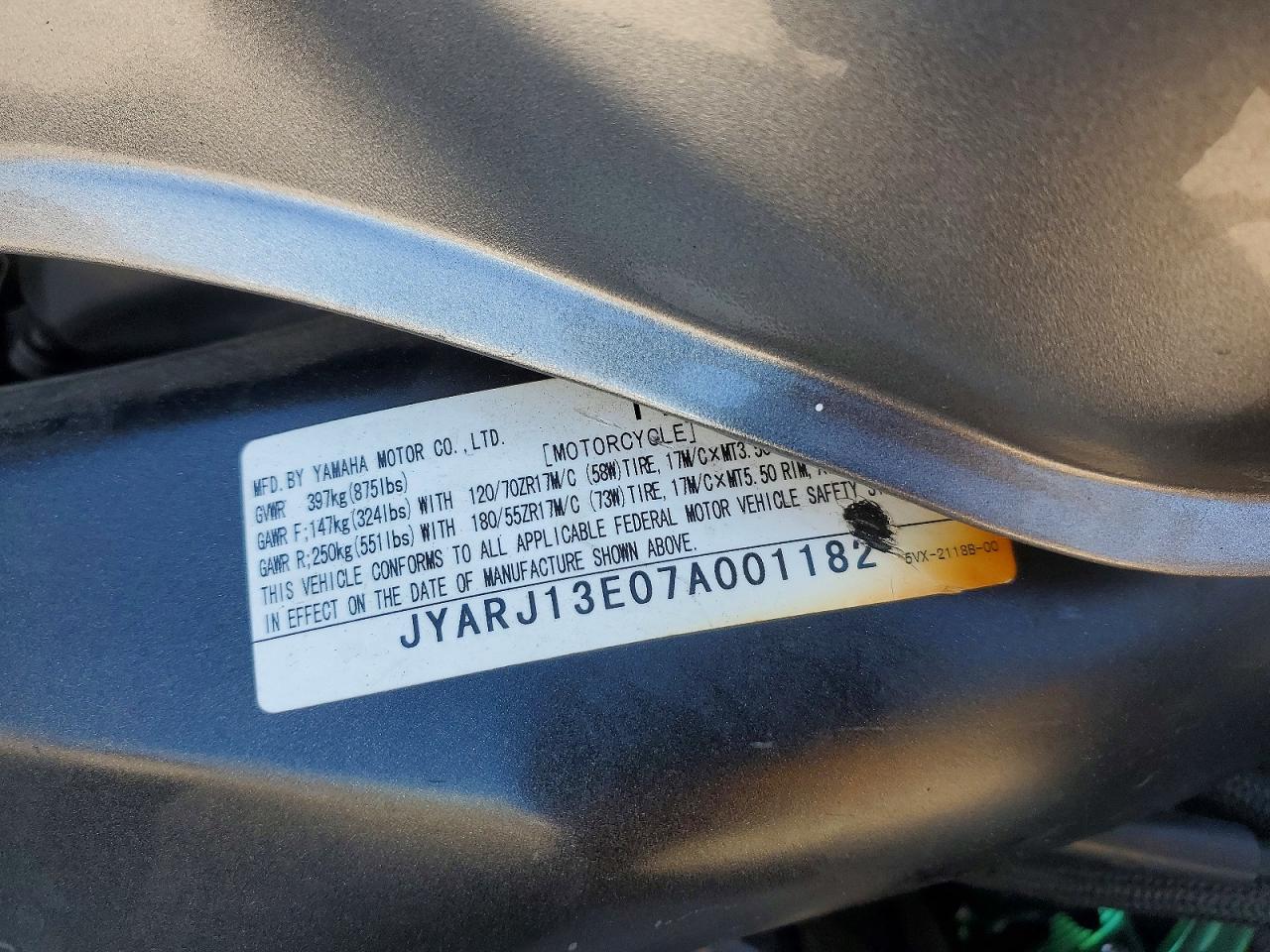 Yamaha Fz600 800 Shg
