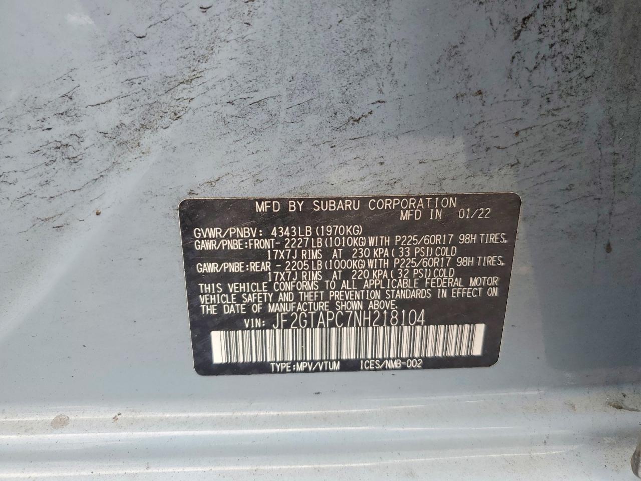 Subaru Crosstrek Premium