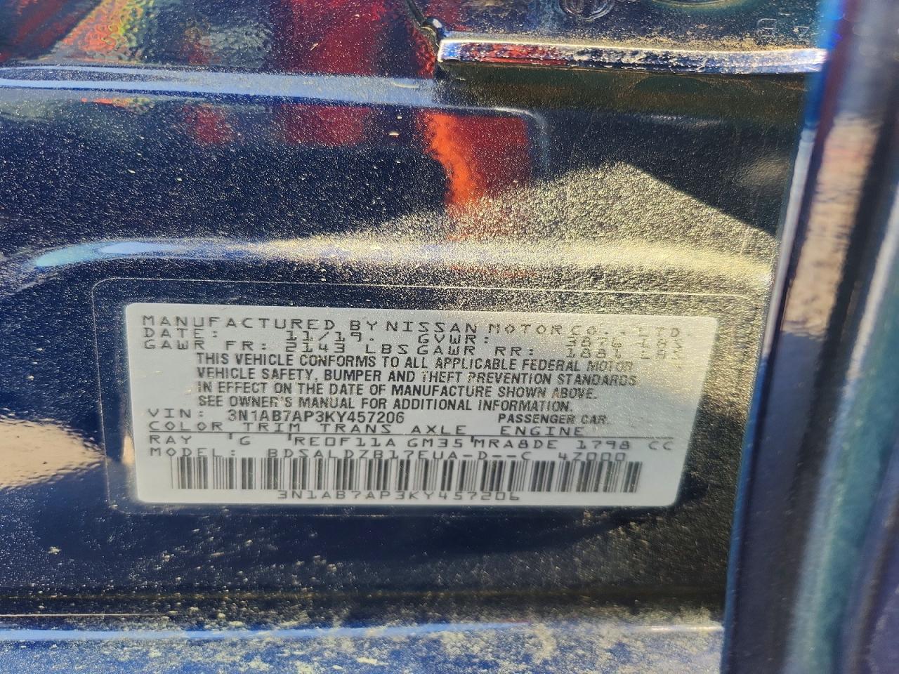 Nissan Sentra Sv