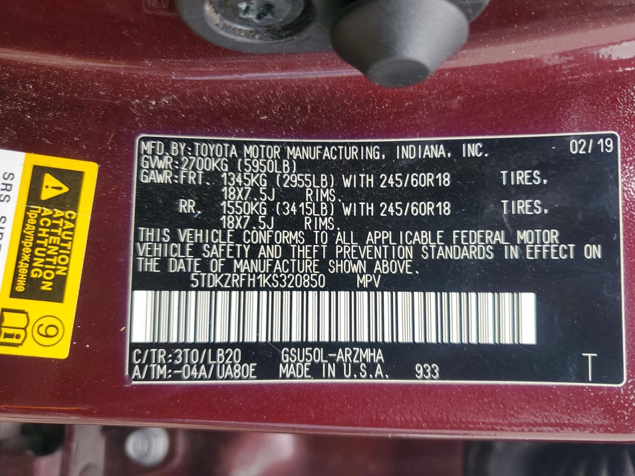 Toyota Highlander Xle
