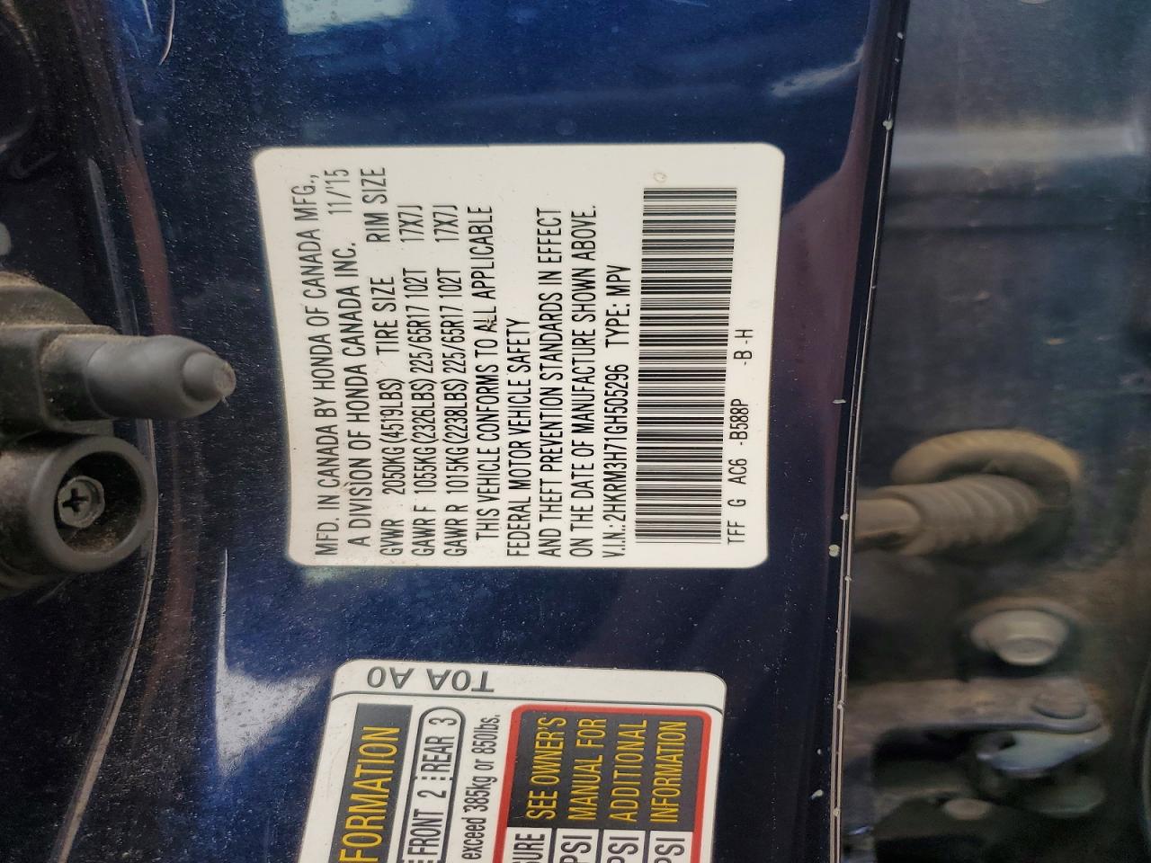 Honda Crv Exl
