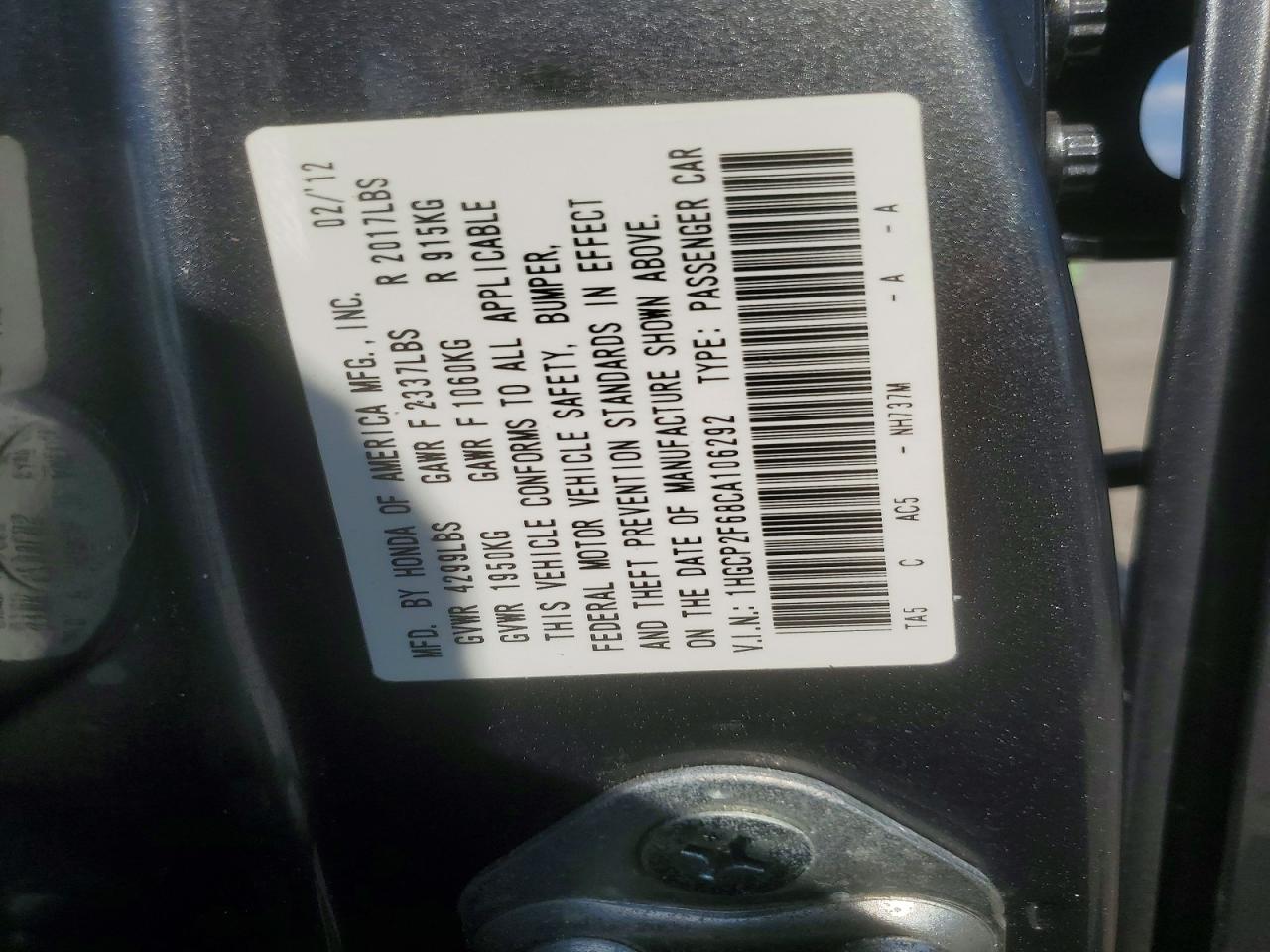 Honda Accord Se